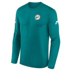 NFL Miami Dolphins Legend Small Logo Dri-FIT Long Sleeve T-Shirt