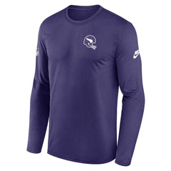 NFL Minnesota Vikings Legend Small Logo Dri-FIT Long Sleeve T-Shirt