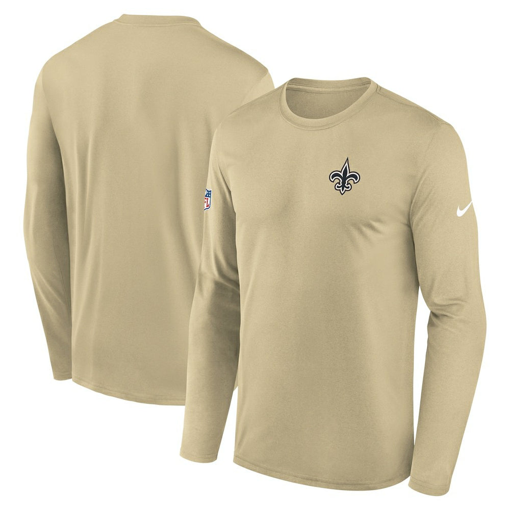 NFL New Orleans Saints Legend Small Logo Dri-FIT Long Sleeve T-Shirt