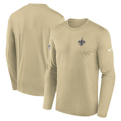 NFL New Orleans Saints Legend Small Logo Dri-FIT Long Sleeve T-Shirt