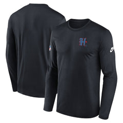 NFL Houston Texans Legend Small Logo Dri-FIT Long Sleeve T-Shirt