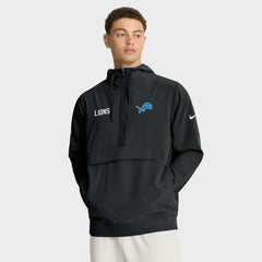 NFL Detroit Lions Sideline Alt Pack Anorak Half-Zip Hoodie Jacket
