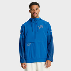 NFL Detroit Lions Sideline Anorak Half-Zip Hoodie Jacket