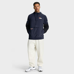 NFL Denver Broncos Sideline Anorak Half-Zip Hoodie Jacket