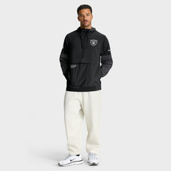 NFL Las Vegas Raiders Sideline Anorak Half-Zip Hoodie Jacket