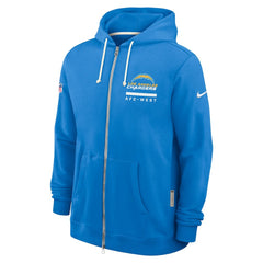 NFL Los Angeles Chargers Sideline Standard Issue Utility Player Dri-FIT Full-Zip Hoodie