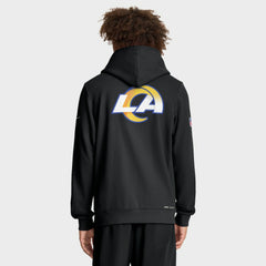 NFL Los Angeles Rams Sideline Standard Issue Utility Player Dri-FIT Full-Zip Hoodie