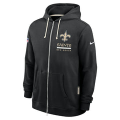 NFL New Orleans Saints Sideline Standard Issue Utility Player Dri-FIT Full-Zip Hoodie