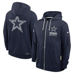 NFL Dallas Cowboys Sideline Standard Issue Utility Player Dri-FIT Full-Zip Hoodie