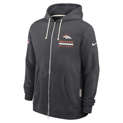 NFL Denver Broncos Sideline Standard Issue Utility Player Dri-FIT Full-Zip Hoodie