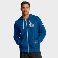 NFL Indianapolis Colts Sideline Standard Issue Utility Player Dri-FIT Full-Zip Hoodie