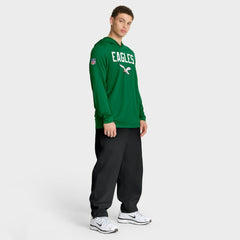 NFL Philadelphia Eagles Sideline Pass Accuracy Dri-FIT Long Sleeve Hoodie T-Shirt