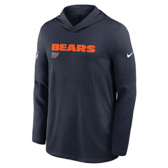 NFL Chicago Bears Sideline Pure Fury Performance Long Sleeve Hoodie T-Shirt