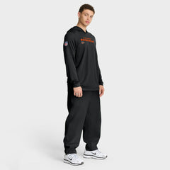NFL Cincinnati Bengals Sideline Pure Fury Performance Long Sleeve Hoodie T-Shirt