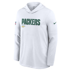 NFL Green Bay Packers Sideline Pure Fury Performance Long Sleeve Hoodie T-Shirt