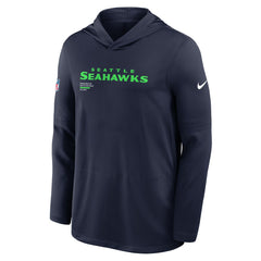 NFL Seattle Seahawks Sideline Pure Fury Performance Long Sleeve Hoodie T-Shirt
