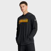 NFL Washington Commanders Sideline Pure Fury Performance Long Sleeve Hoodie T-Shirt