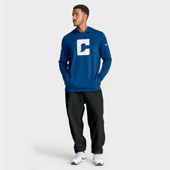 NFL Indianapolis Colts Sideline Option Read Dri-FIT Long Sleeve Hoodie T-Shirt