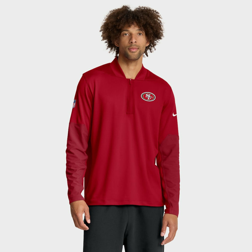 NFL San Francisco 49ers Sideline Dri-FIT Half-Zip Pullover