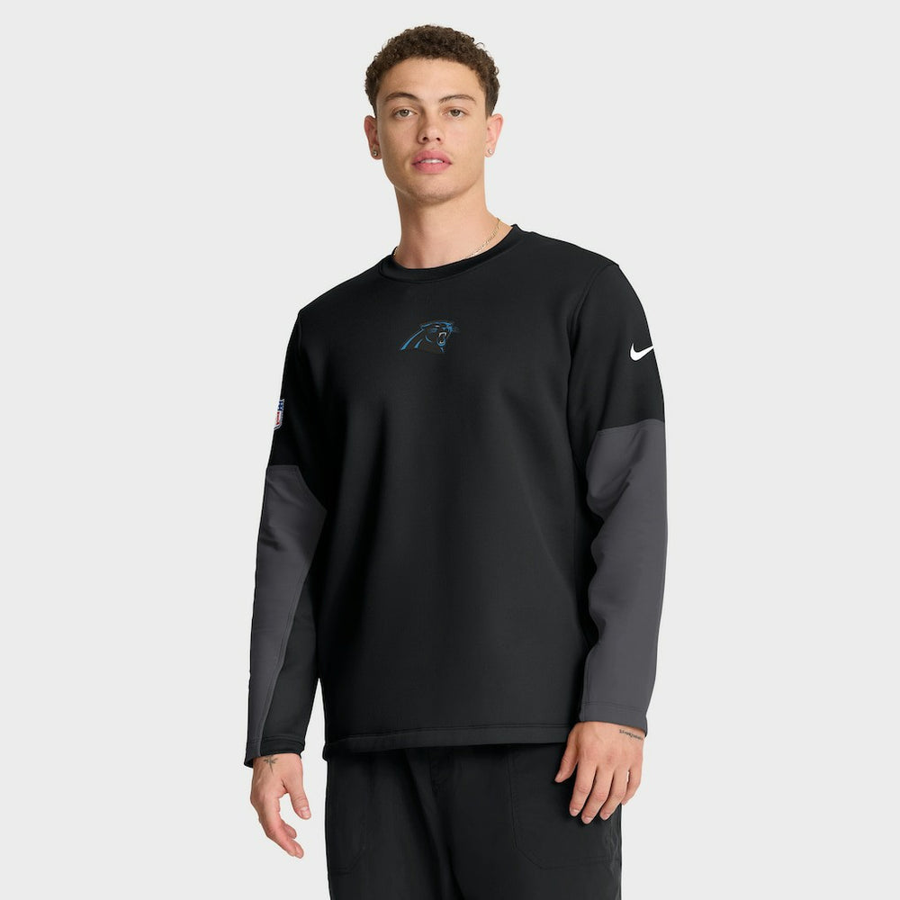 NFL Carolina Panthers Sideline Coach Therma-FIT Long Sleeve T-Shirt
