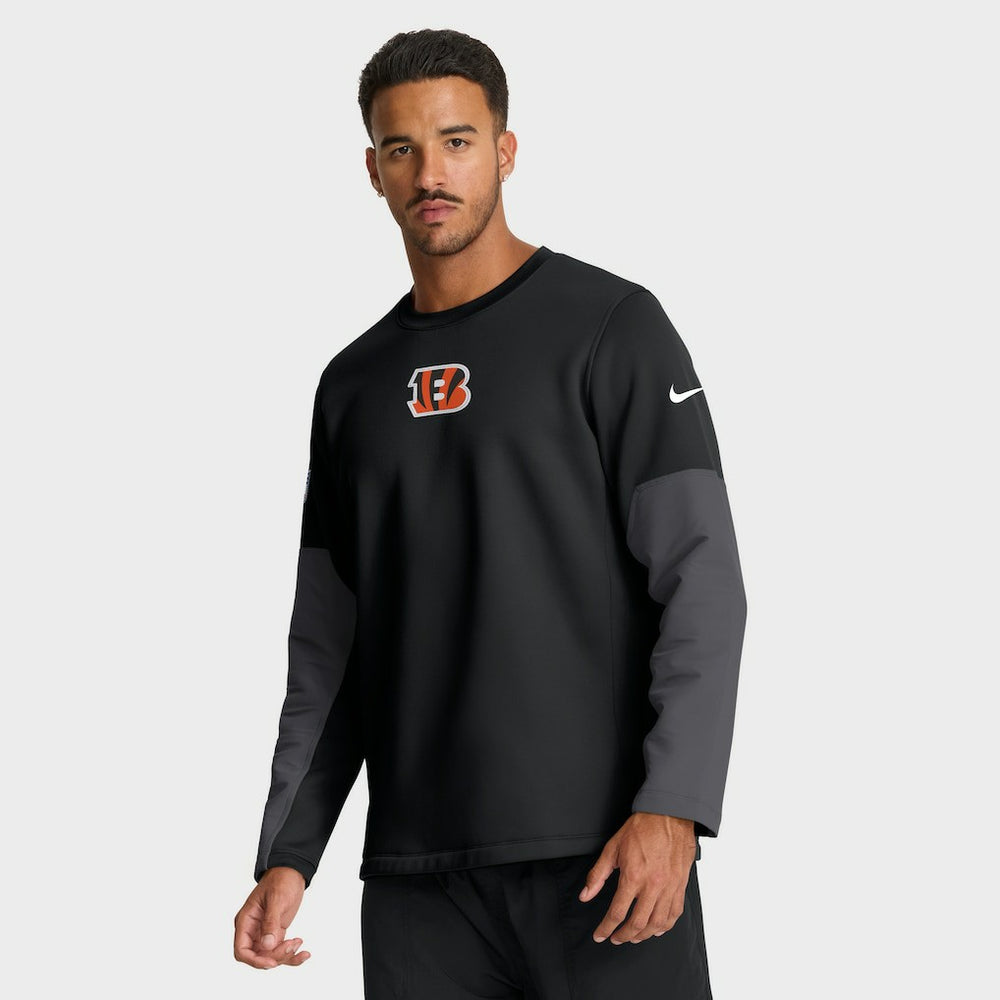 NFL Cincinnati Bengals Sideline Coach Therma-FIT Long Sleeve T-Shirt