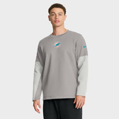 NFL Miami Dolphins Sideline Coach Therma-FIT Long Sleeve T-Shirt