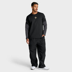 NFL New Orleans Saints Sideline Coach Therma-FIT Long Sleeve T-Shirt