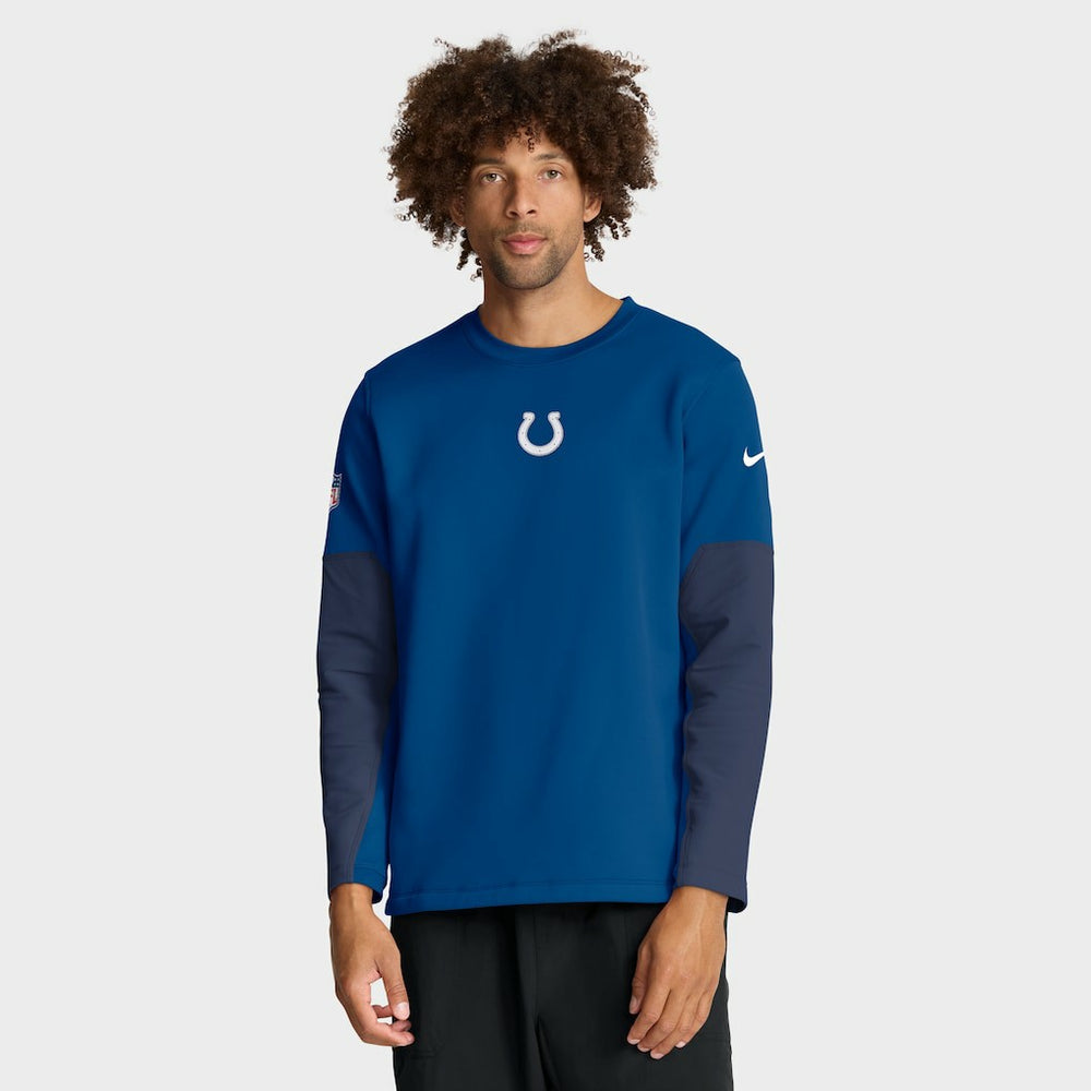 NFL Indianapolis Colts Sideline Coach Therma-FIT Long Sleeve T-Shirt