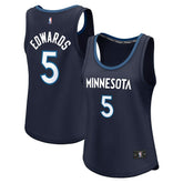 Anthony Edwards Minnesota Timberwolves Women's Fast Break Player Jersey - Icon Edition - Navy | Fanatics online