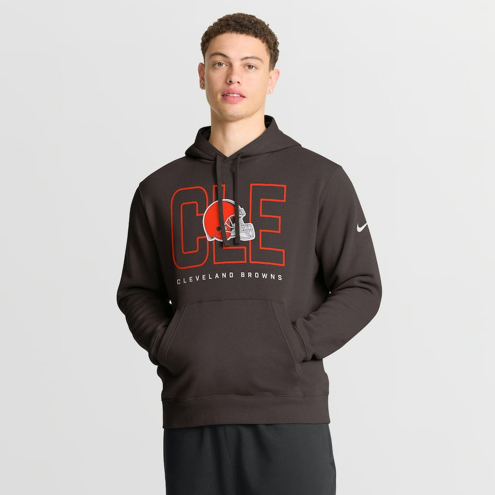 NFL Cleveland Browns Busted Play Club Fleece Pullover Hoodie