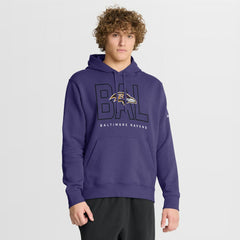 NFL Baltimore Ravens Busted Play Club Fleece Pullover Hoodie