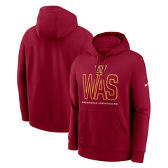 NFL Washington Commanders Busted Play Club Fleece Pullover Hoodie