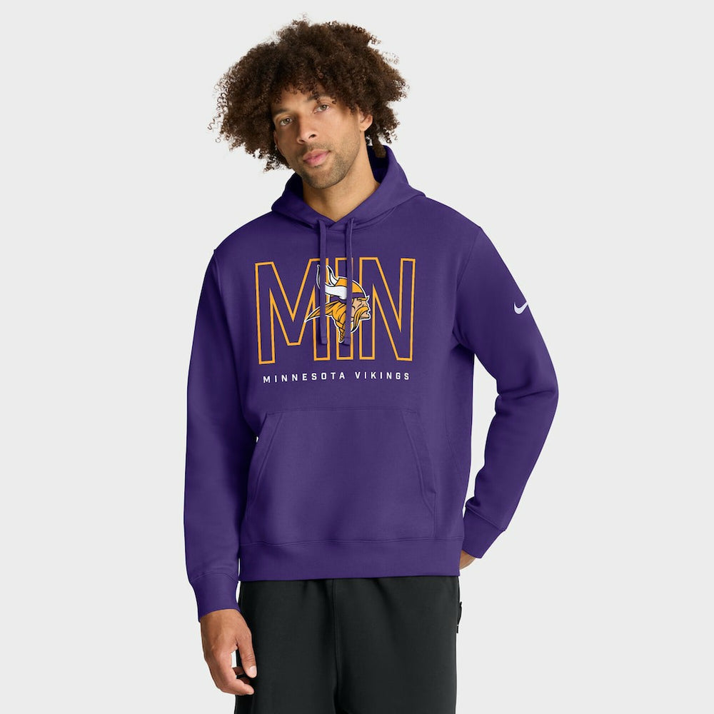 NFL Minnesota Vikings Busted Play Club Fleece Pullover Hoodie