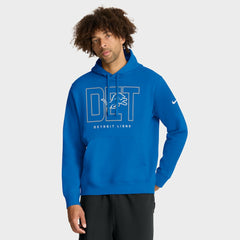NFL Detroit Lions Busted Play Club Fleece Pullover Hoodie