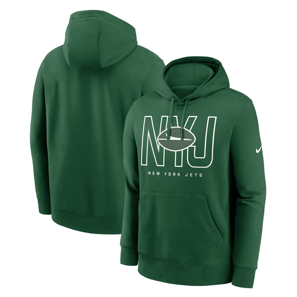 NFL New York Jets Busted Play Club Fleece Pullover Hoodie