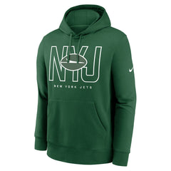 NFL New York Jets Busted Play Club Fleece Pullover Hoodie
