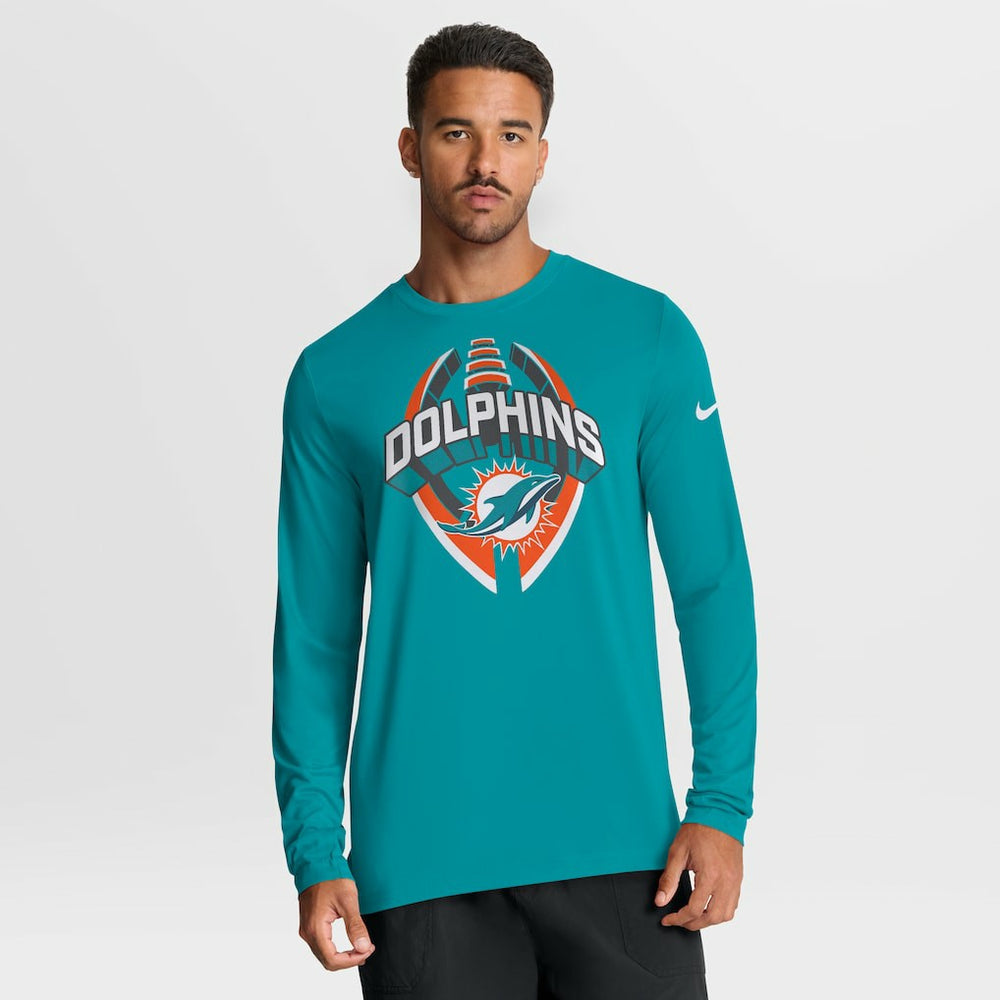 NFL Miami Dolphins Primetime Legend Icon Performance Long Sleeve T-Shirt