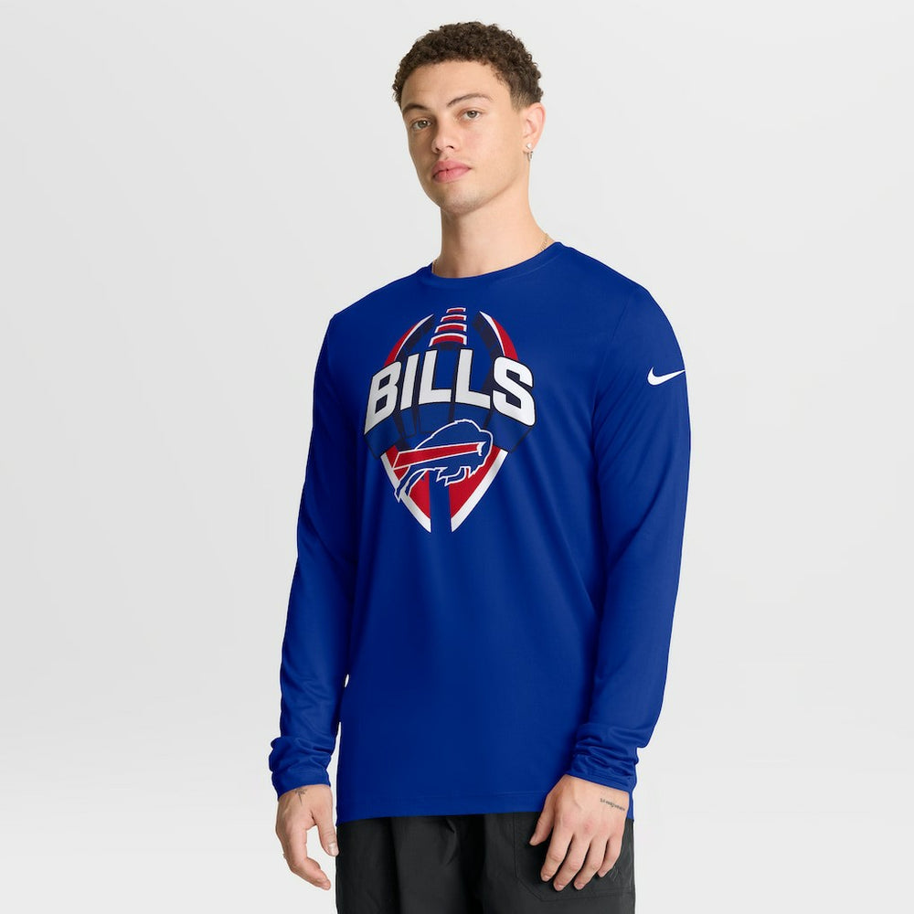 NFL Buffalo Bills Primetime Legend Icon Performance Long Sleeve T-Shirt