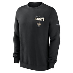 NFL New Orleans Saints Primetime Club Fleece Pullover Sweatshirt