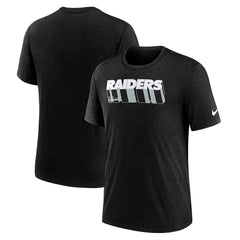 NFL Las Vegas Raiders Long Pass Tri-Blend T-Shirt