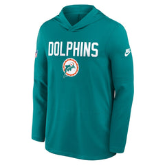 NFL Miami Dolphins Big & Tall Alt Pack Dri-FIT Long Sleeve Hoodie T-Shirt
