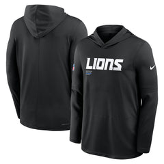 NFL Detroit Lions Big & Tall Sideline Dri-FIT Long Sleeve Hoodie T-Shirt