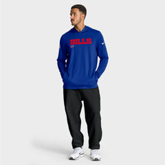 NFL Buffalo Bills Big & Tall Sideline Dri-FIT Long Sleeve Hoodie T-Shirt