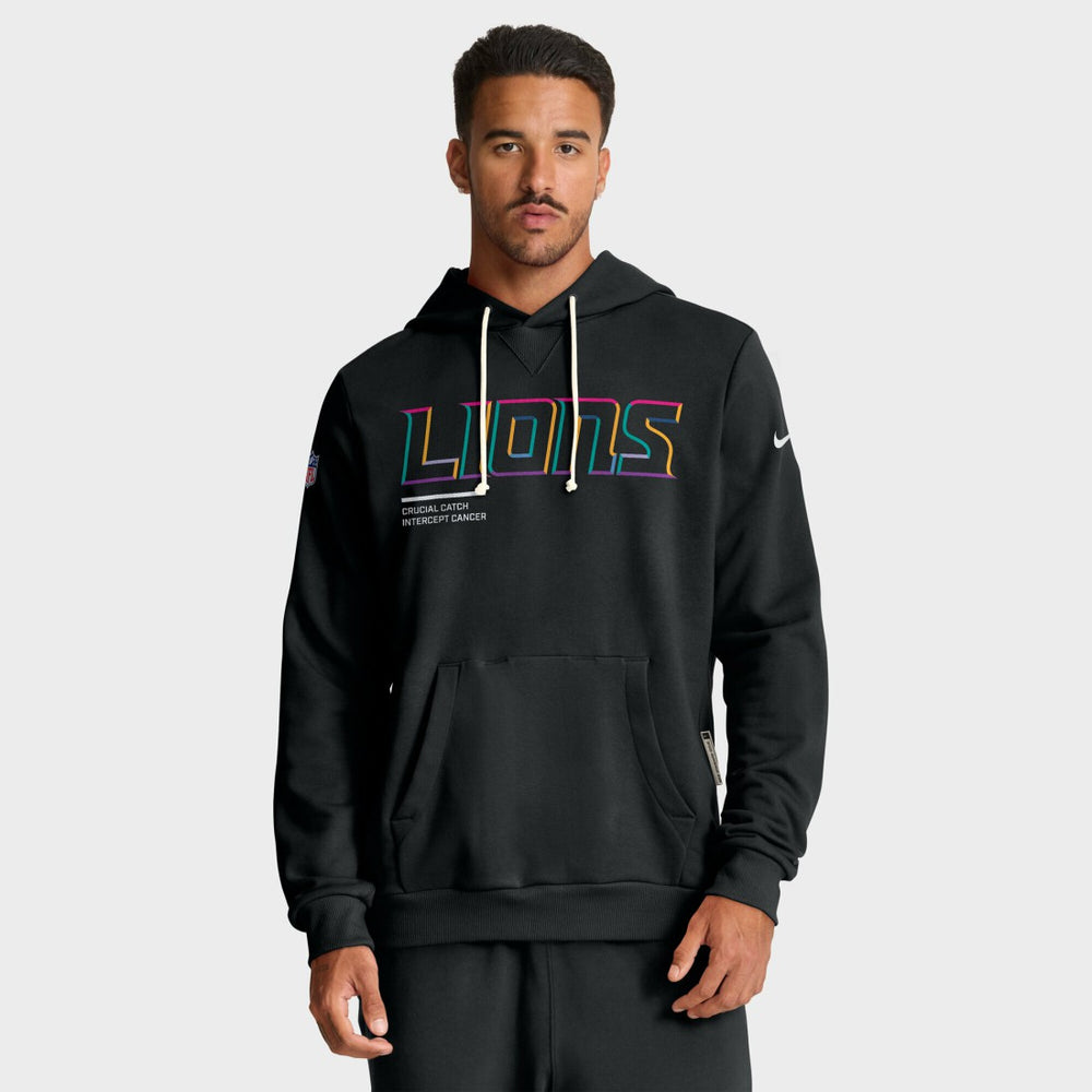NFL Detroit Lions Tall 2025 NFL Crucial Catch Sideline Standard Issue Dri-FIT Hoodie
