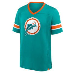 NFL Miami Dolphins Hometown Premium Hashmark V-Neck T-Shirt