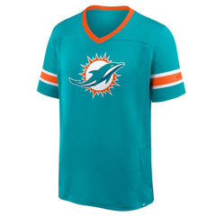NFL Miami Dolphins Hometown Premium Hashmark V-Neck T-Shirt