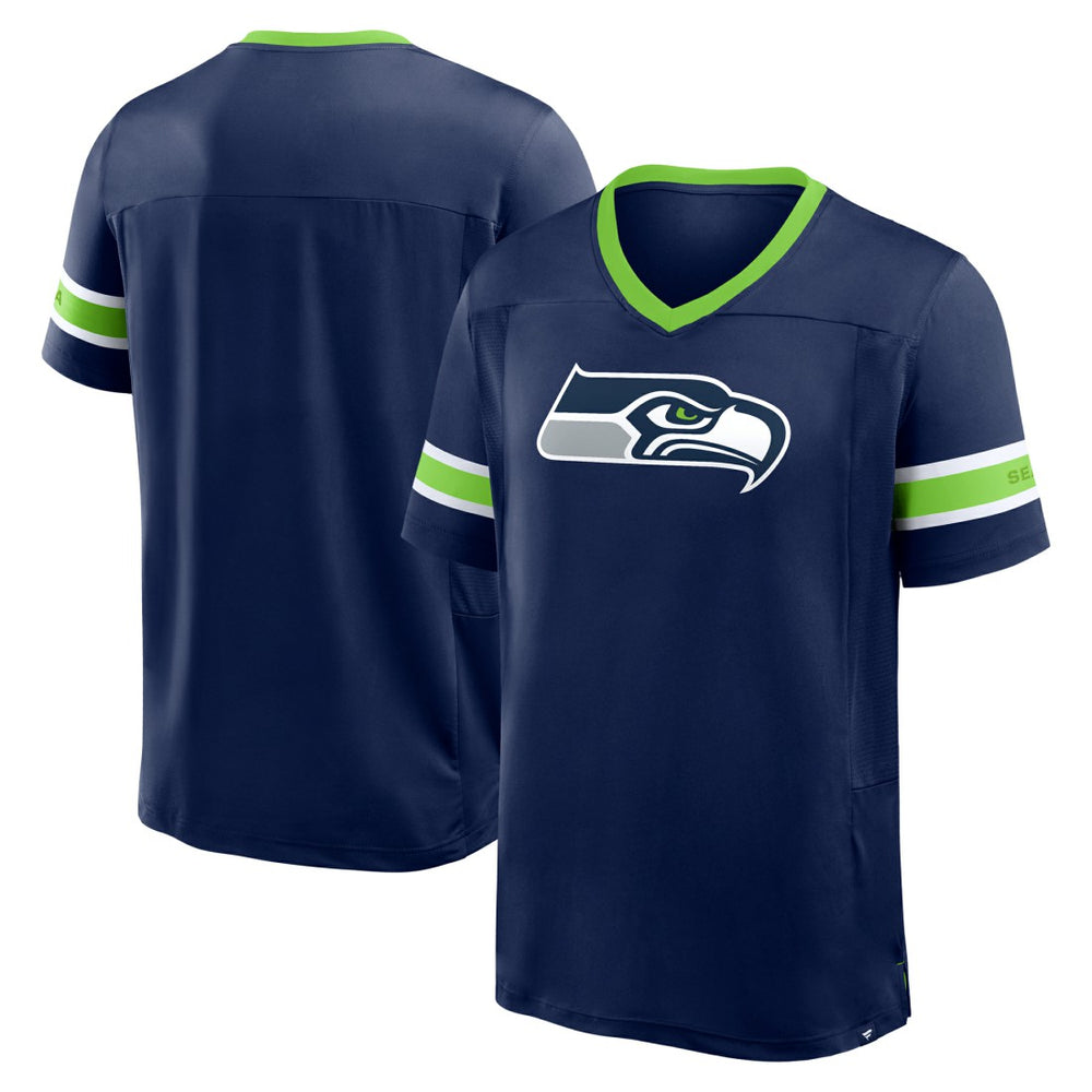 NFL Seattle Seahawks Hometown Premium Hashmark V-Neck T-Shirt