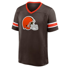 NFL Cleveland Browns Hometown Premium Hashmark V-Neck T-Shirt