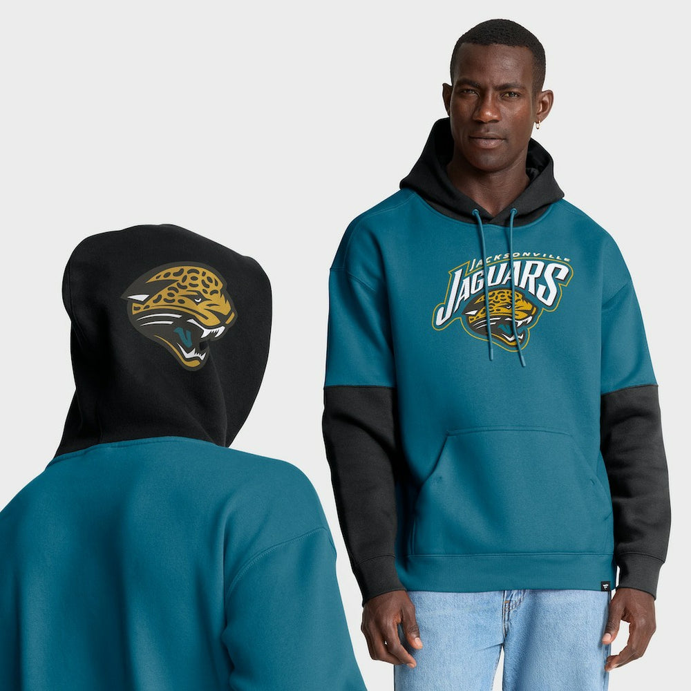 NFL Jacksonville Jaguars Helmet Retro Pullover Hoodie