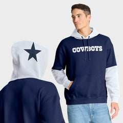 NFL Dallas Cowboys Helmet Retro Pullover Hoodie